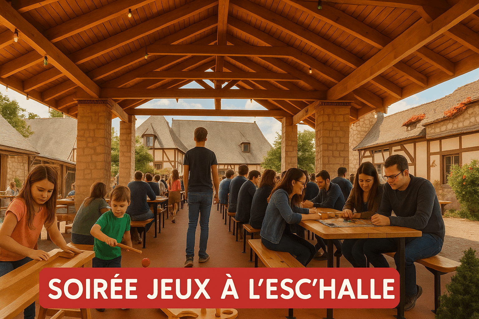 Soirée jeux d’été sous la Halle ! ☀️🎲