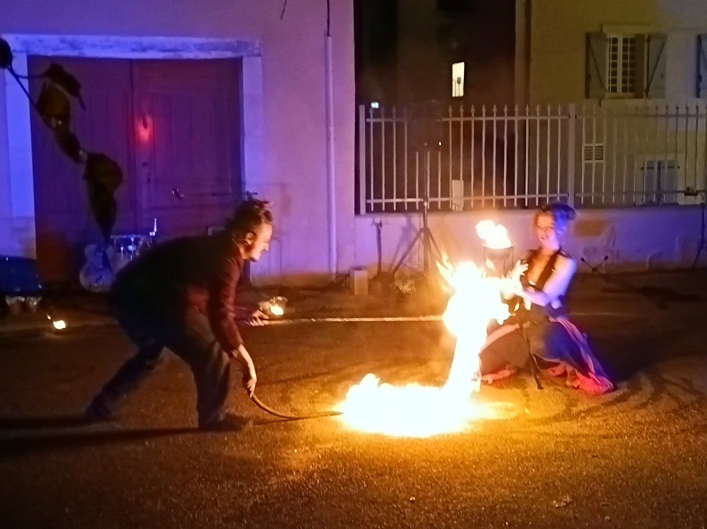 Le spectacle de feu Umma